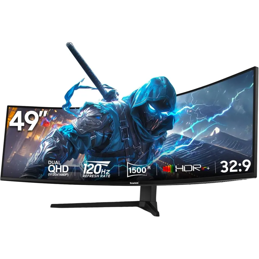 Gawfolk GF490B - 49-inch curved 32:9 Dual QHD 120 Hz monitor